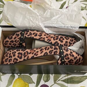 MIA Sadi Leopard Nova Suede Shoes